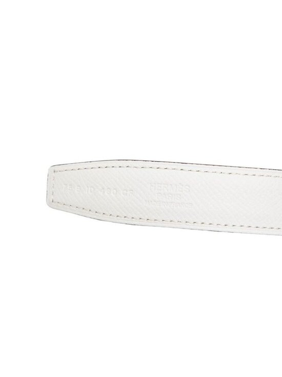 Hermes Torsade Reversible 75 White Veau Epsom 1- Belt main image 5